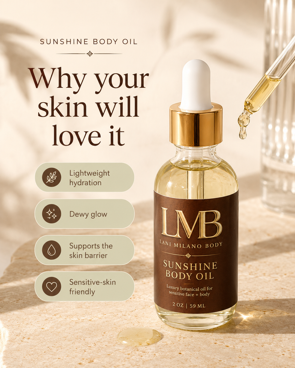 Sunshine Face + Body Oil