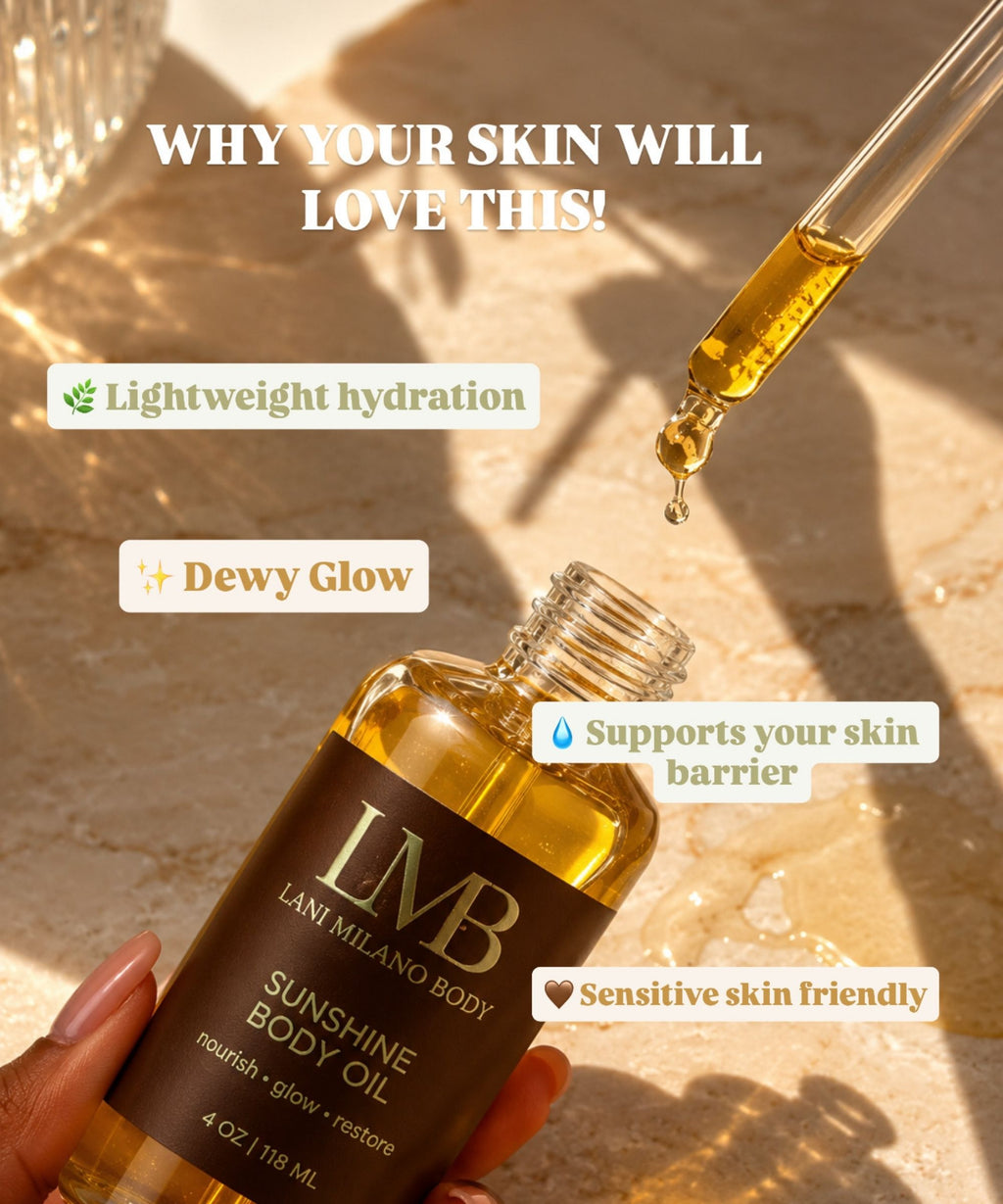 Sunshine Body Oil | Lightweight Hydration for Sensitive Skin